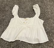 White Babydoll Top