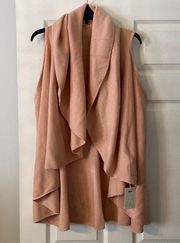 Ivy & Leo Vest one size length 31” can be worn as shawl , vest and hooded