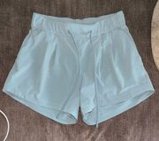 Lululemon  stroll at sundown 3” shorts size 0 blue cast