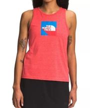 NWT North Face Horizon Red Heather Tank