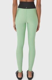 WeWoreWhat Fair Green High Rise Leggings 