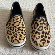 Keds x Kate Spade New York Double Decker Leopard-print Sneakers Sz 6