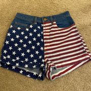 American Apparel Flag Shorts size 28