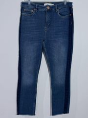 Straight Crop Side Panel Jamie Jeans 2P001233 Size 31