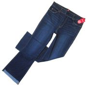 NWT SPANX 21020T Step Hem Kick Flare in Midnight Shade Pull-on Stretch Jeans XL