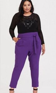 Vibrant Purple High Waisted Pants, Perfect Condition 😍 Super on trend