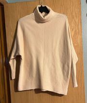 Cream Turtleneck Sweater