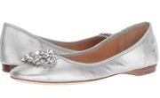 Pippa Metallic Leather Flats NWOT