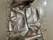 American eagle brown riding boots