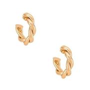 Revolve Amber Sceats Twist Hoop Earring Gold Womens Size OS