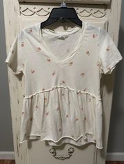 Tilly’s Short Sleeve Babydoll Top 