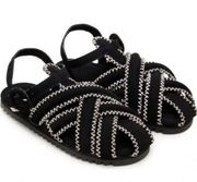 FARM Rio Black Zigzag Sandal