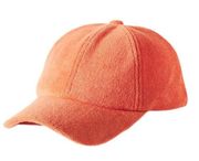 Anthropologie Terry Icon Baseball Cap in Orange NEW