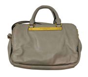 Marc by Marc Jacobs Goodbye Columbus Sylvie Leather Tote Satchel Rootbeer Taupe