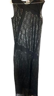 Philosophy di Alberta ferretti black maxi dress measurements in pictures