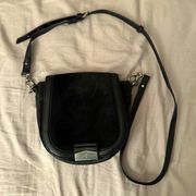 Simply Vera by Vera Wang- Black Suede- Crossbody Purse