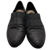 Sz 6M Jones New York Upstream Metallic Black Loafers