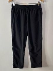 Zella Straight Leg Cropped Black Pants Size Medium