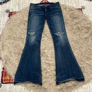 Agolde Madison extra wide flare jeans size 30