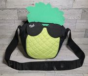 PINK Pineapple Cooler Lunch Bag Drink Holder