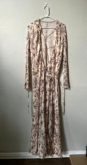 FLORIA LONG SLEEVE MAXI DRESS