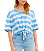 Levi's Fiona striped tie front, cropped tee