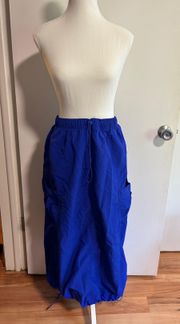 Blue Cargo Skirt