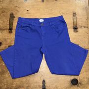 Woman’s Caribbean Joe Cropped Blue Size 16P