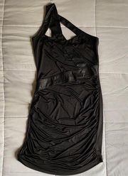 Arden B one shoulder black dress. Size Small