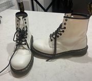 Doc Martens White Boots