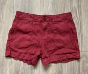 Burgundy Shorts