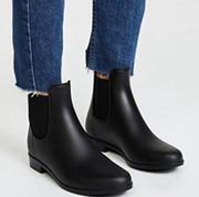 Sam Edelman Chelsea Tinsley Black Rain Boots