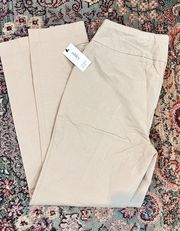 NWT Crown and Ivy Ashley Khaki Slacks