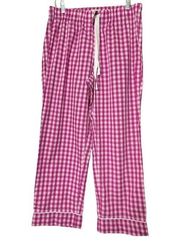 J.Crew Womens Pink and White Plaid Pajamas Pants
 Sz S