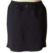 GAIAM Ladies Short Athletic Spandex Black Workout Running Mini SKIRT ~ Women's M