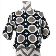 Beulah Style Circle Print Top - Size L