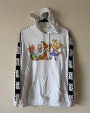 | Rugrats Cast Long Sleeve Hoodie Sweatshirt Pullover 90s Vintage