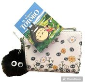 Studio Ghibli My Neighbor Totoro Soot Sprites Flower Mini Wallet