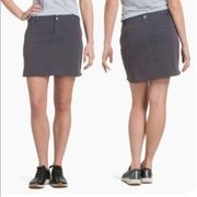 KUHL Strattus Skort in Carbon Gray Size 14