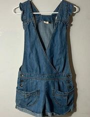 Red Camel denim romper