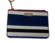 Kate Spade  New York♠️red white blue keychain wallet card holder designer holder