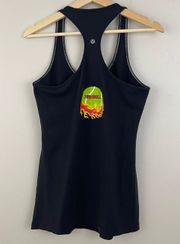 Lululemon Black Fireball Unique Custom Cool Racerback Tank Top