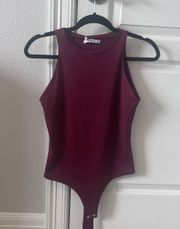 Reoria Burgandy Bodysuit - best seller on !