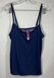 Adore Me Navy Lace Tank Top in Size Medium