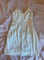 White Corset Dress