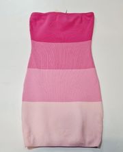 Superdown Perla Ombre Mini Dress in Pink Ombre