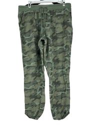 Maurices Women's Camo Drawstring Jogger Pants Size 12 Green