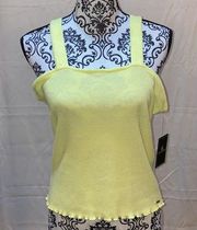 COPYNWT!! Volcom Women's Lil Tank Top Shirt Tropic Yellow Size Medium