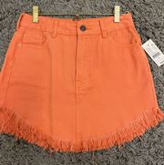 sold out orange skirt