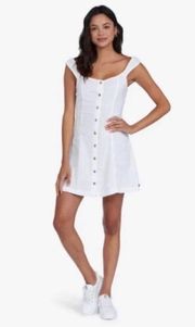 White Cotton Dress 